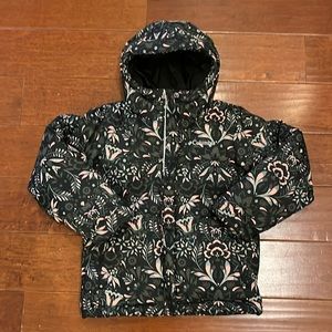 Columbia Kids Floral Jacket - Black and Pink